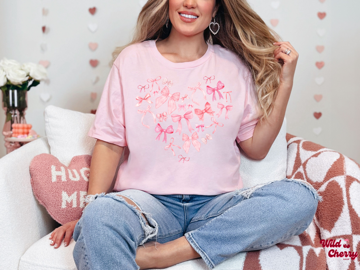 Hearty Coquette Bow T-Shirt