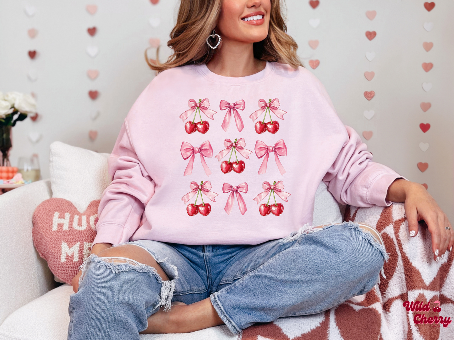 Coquette Cherries Sweatshirt