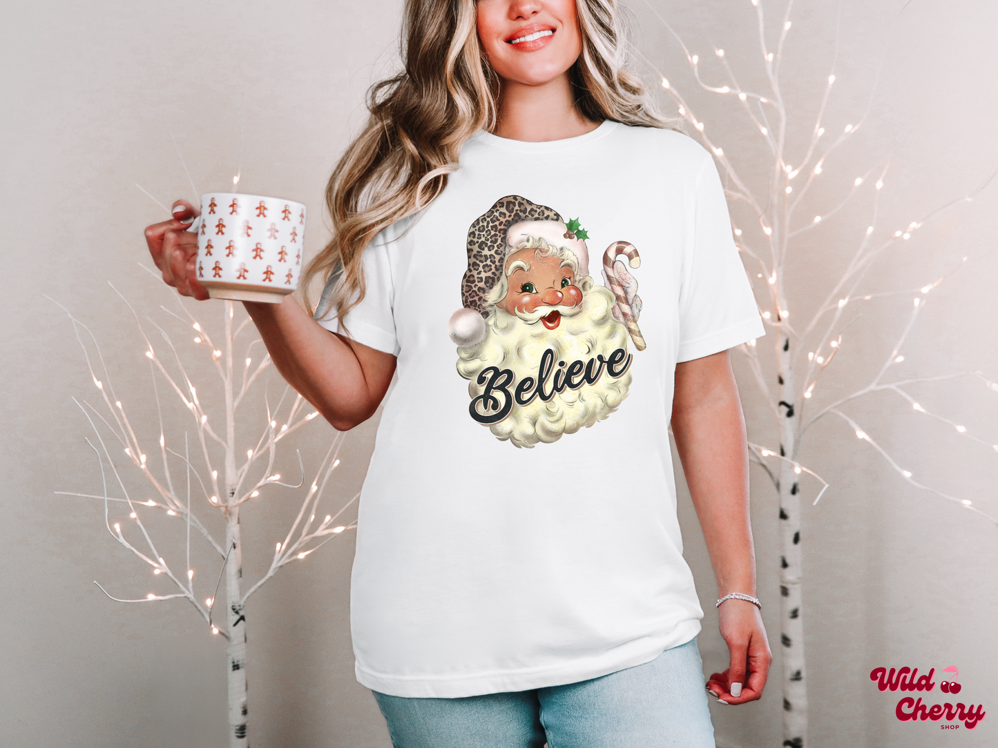 Vintage Santa Believe T-Shirt