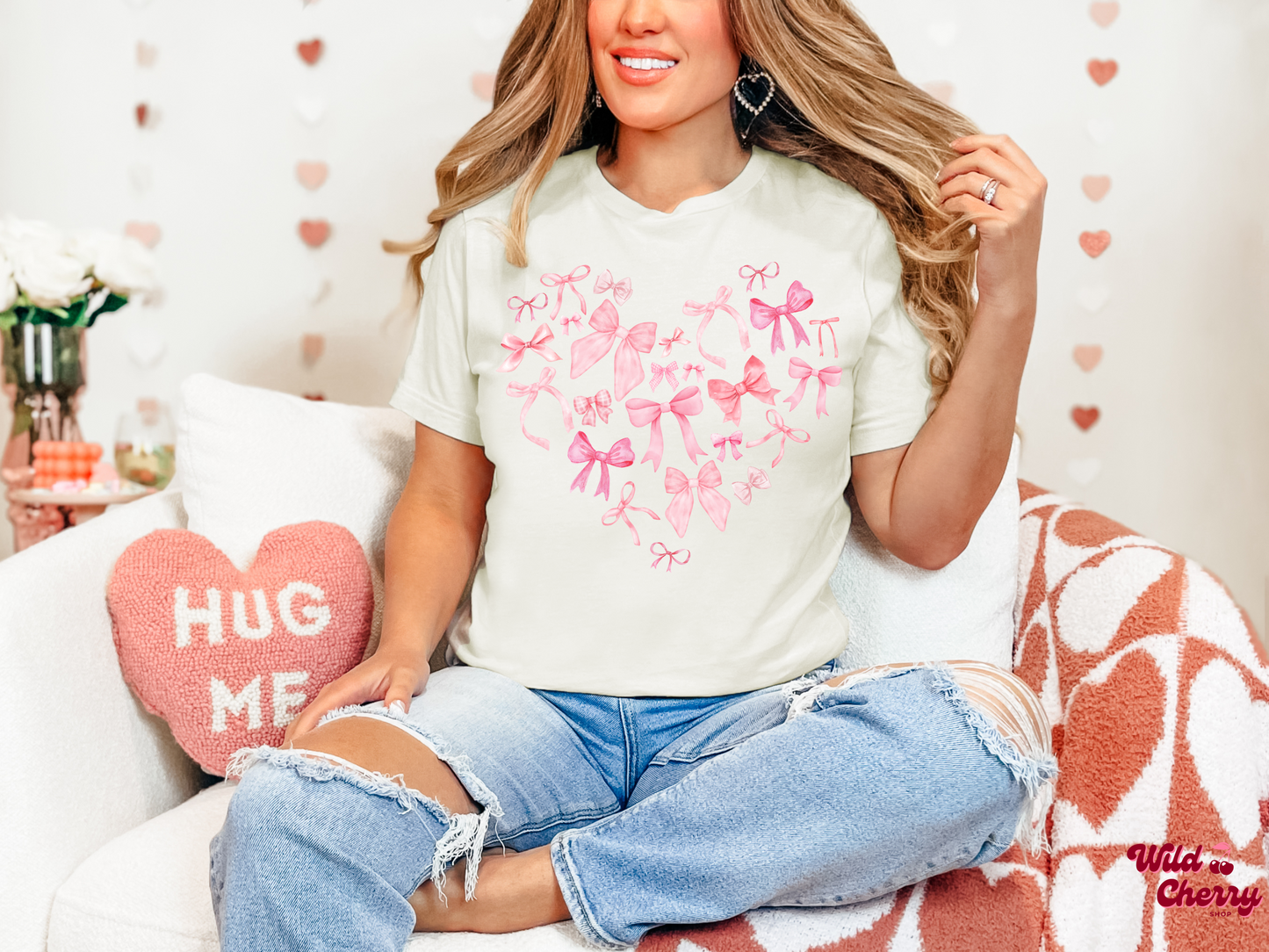 Hearty Coquette Bow T-Shirt