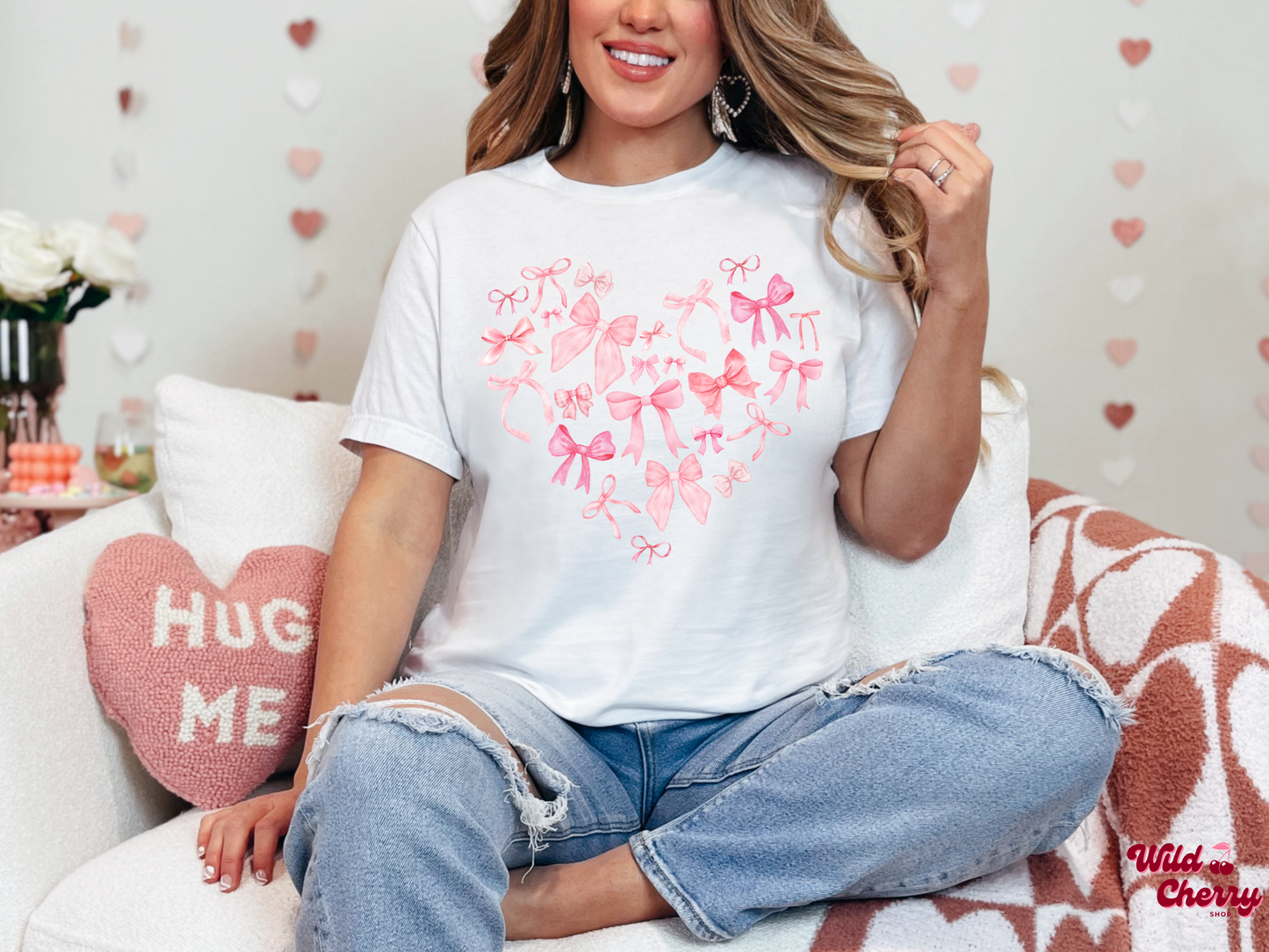 Hearty Coquette Bow T-Shirt