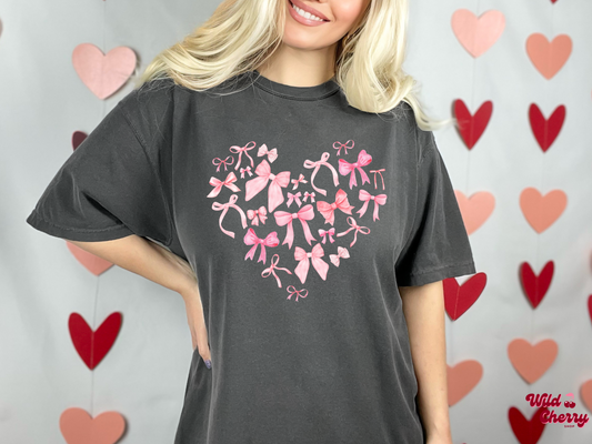 Hearty Coquette Bow T-Shirt