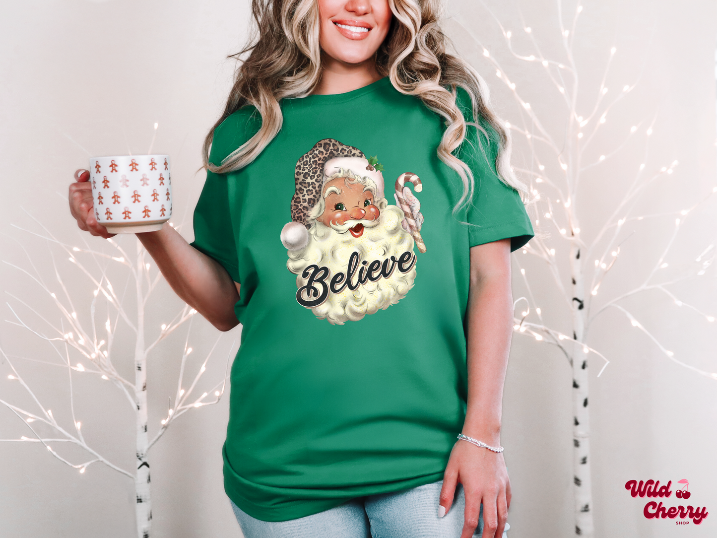 Vintage Santa Believe T-Shirt