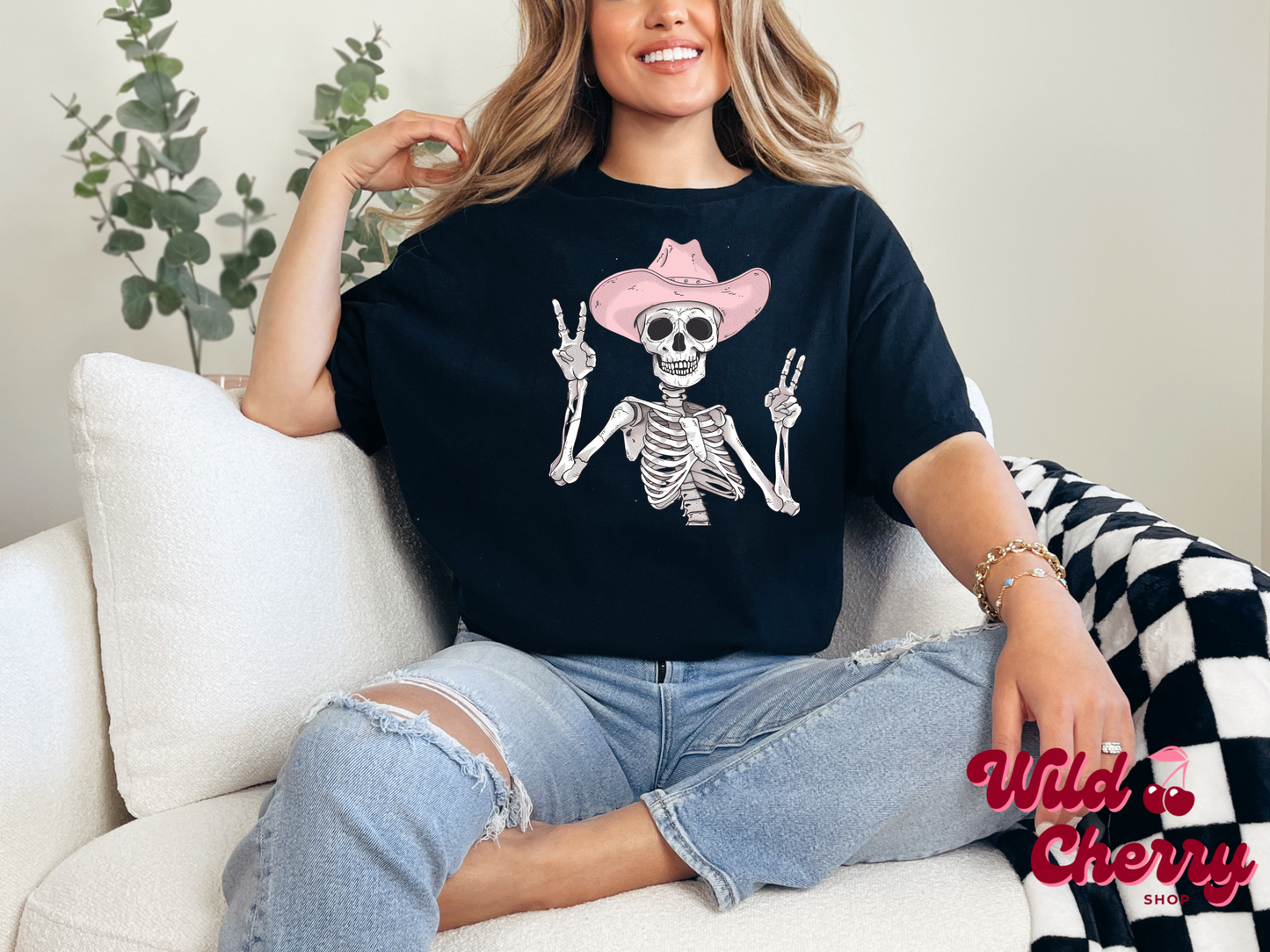 Western Skeleton T-Shirt